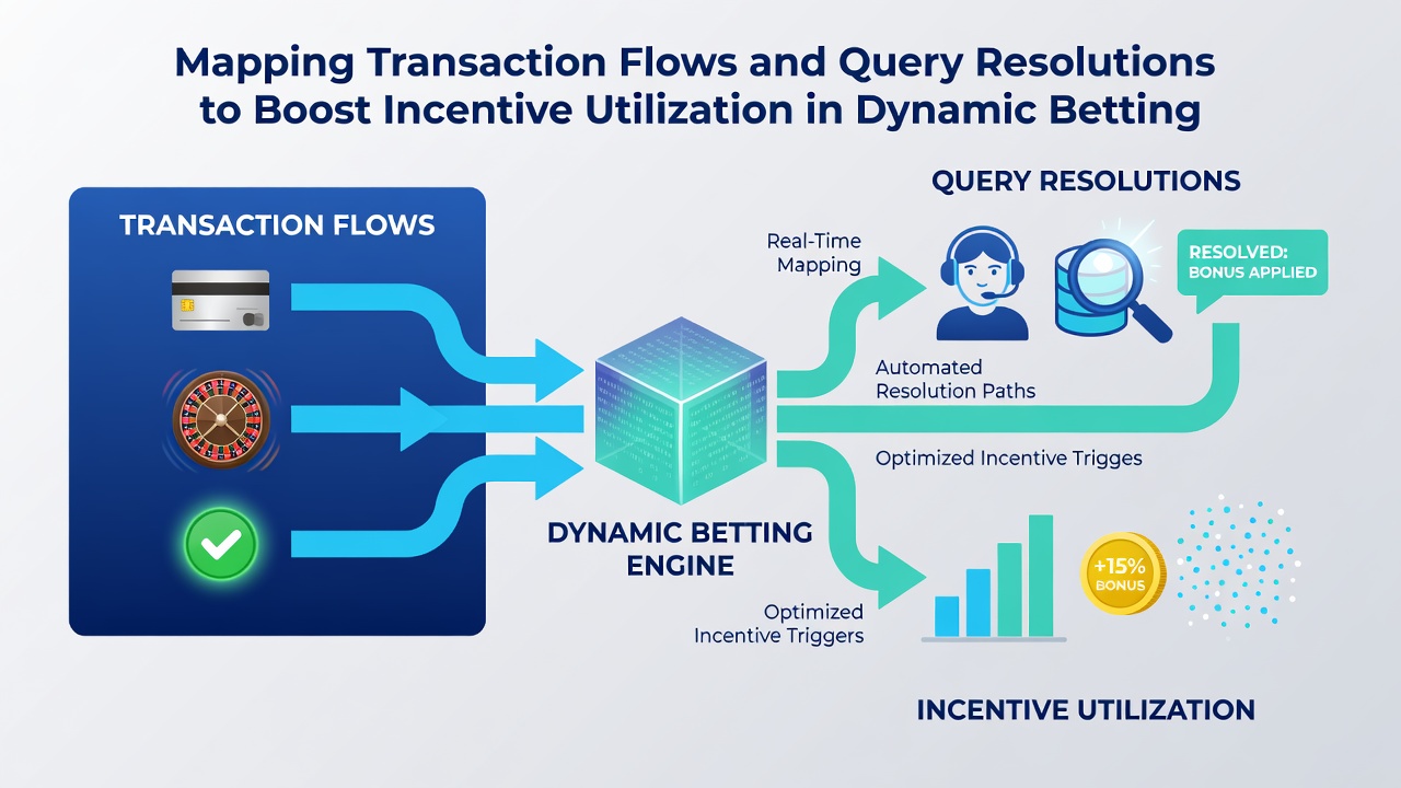 Illustration of query resolution workflow connecting support tickets to transaction ledgers in live betting
