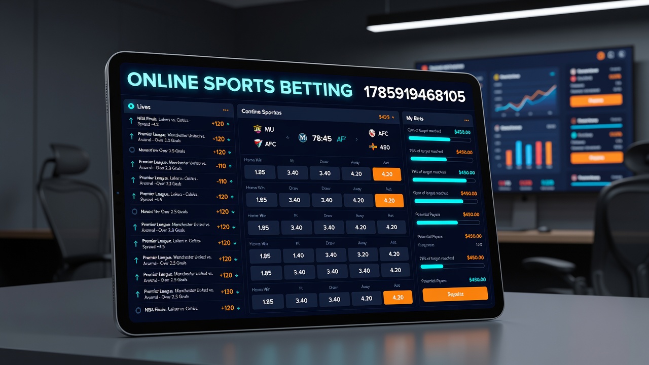 Mobile app screens displaying live odds and deposit options for sports events